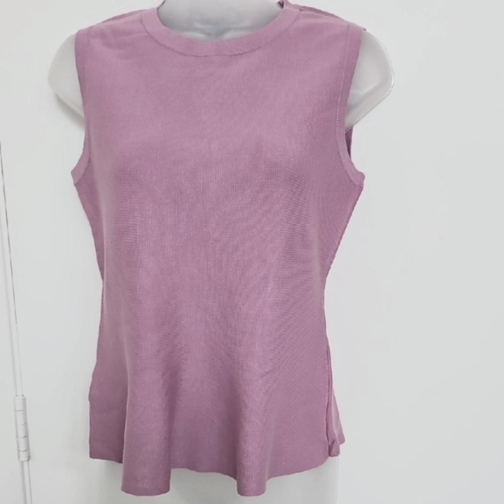 Ann Taylor Mauve Sleeveless Blouse